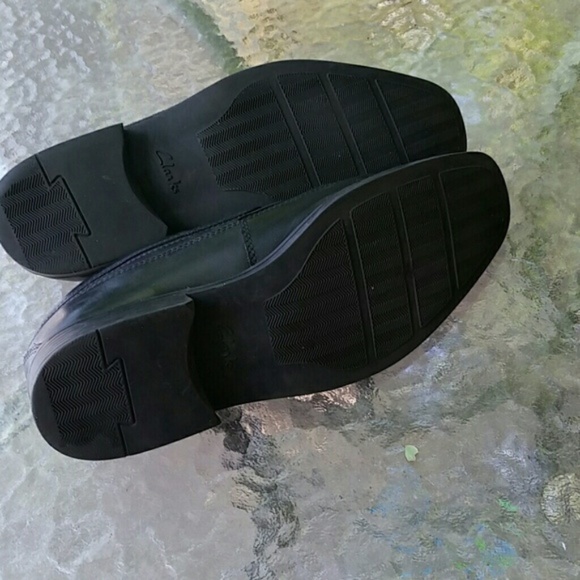 Clarks mens black ortholite soft loafers sz 10.5 main image 4